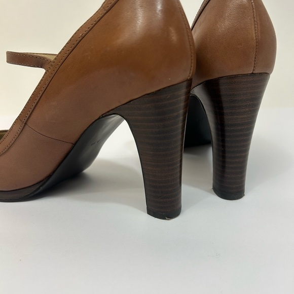 Lauren Ralph Lauren Brown Heels with Strap size 7.5 - Picture 9 of 12